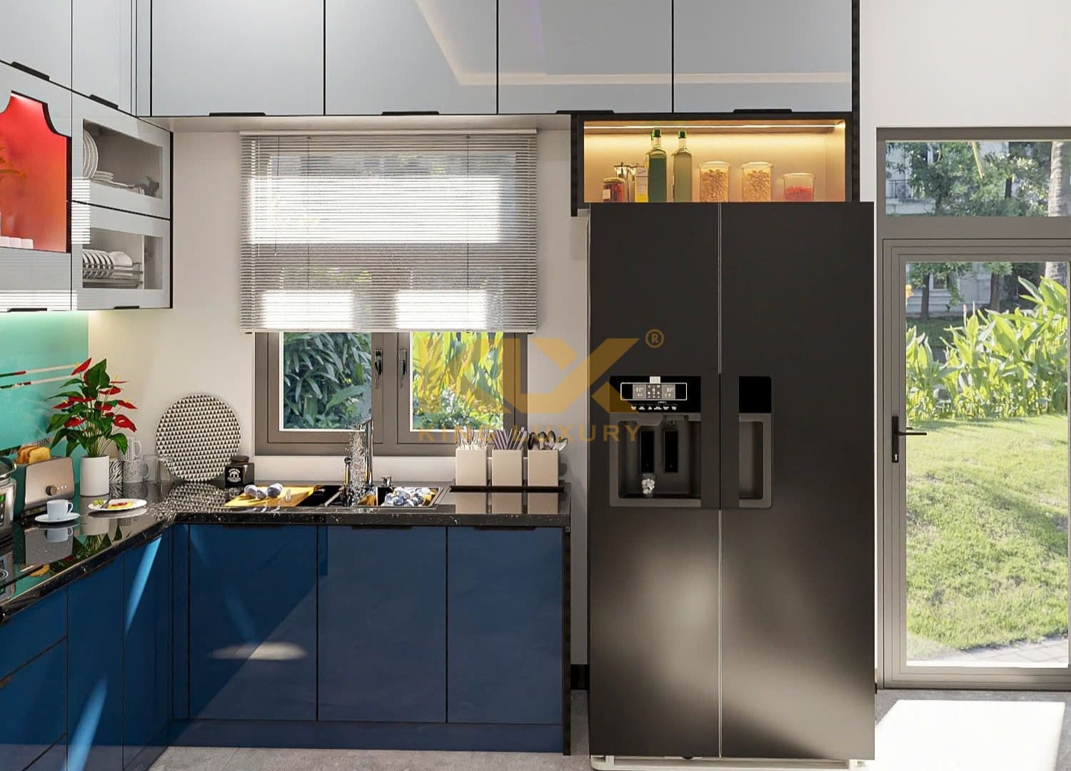 Mẫu thiết kế tủ bếp A2