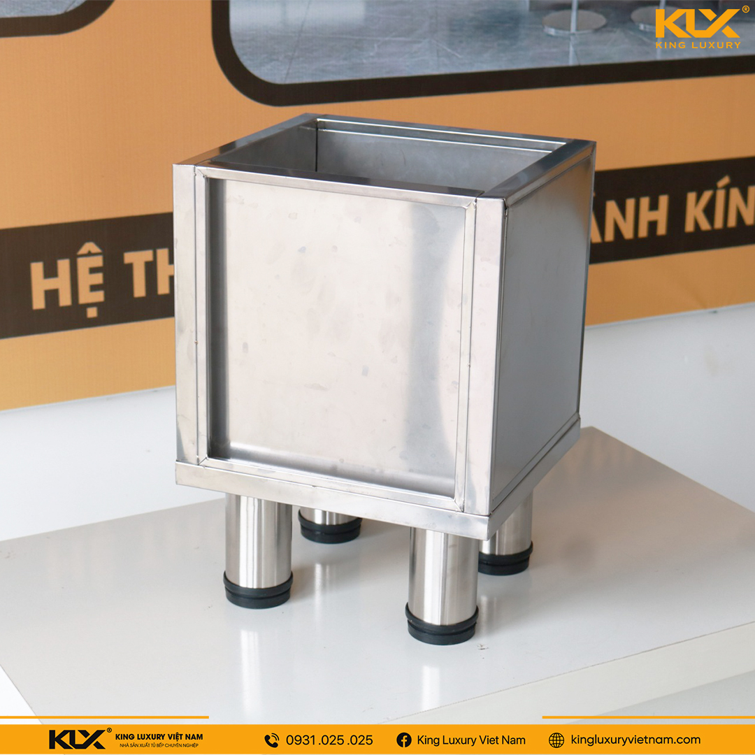 Thùng tủ bếp inox 2 lớp hàn tig cao cấp