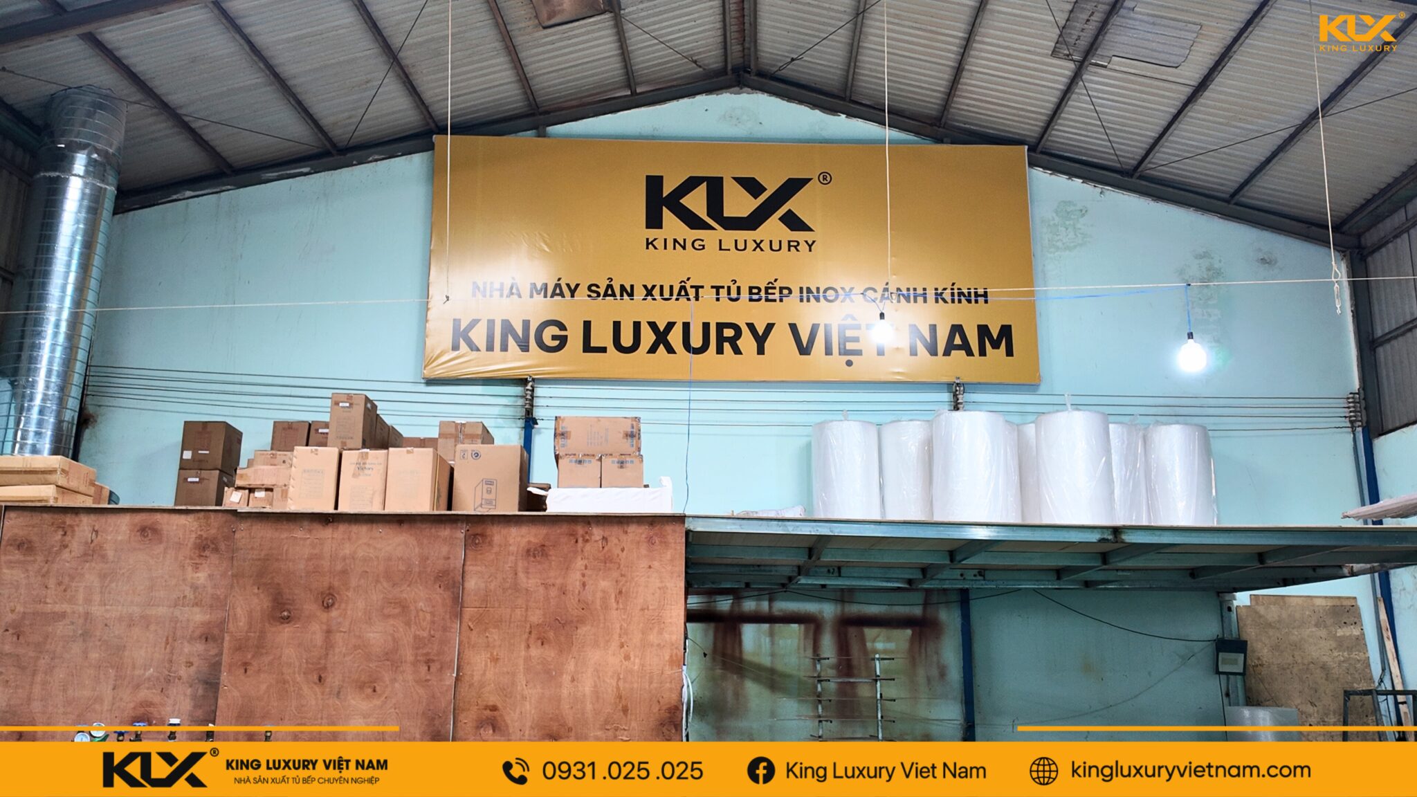 Xưởng Nội Thất Tủ Bếp Inox Cánh Kính King Luxury Việt Nam Tại TP.HCM